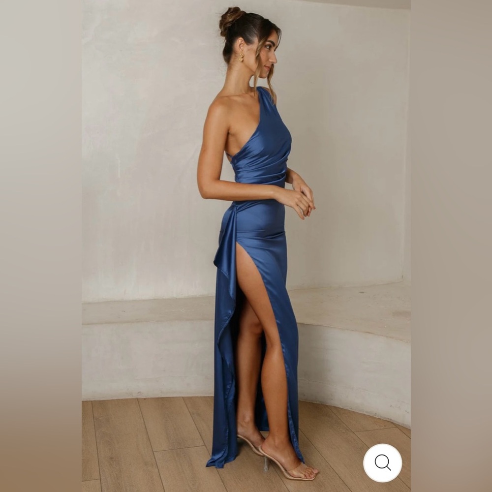 Steel Blue Dress